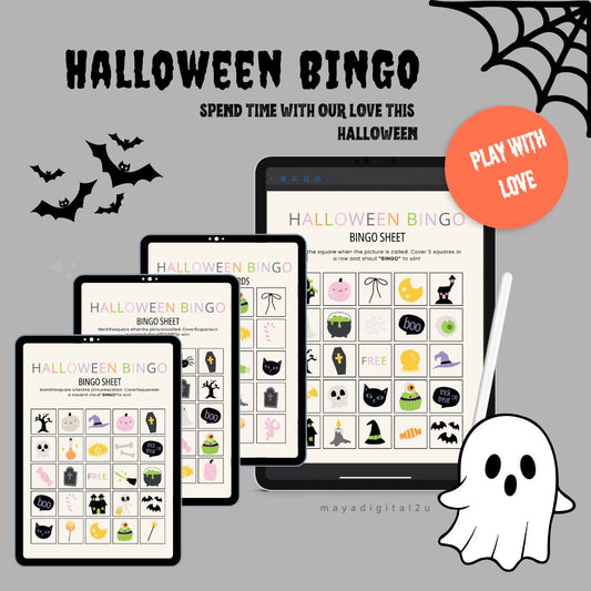 BINGO - HALLOWEEN VERSION DIGITAL DOWNLOAD